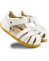 Bobux Step-Up Cross Jump Sandal - White - Flexible Sole for First Steps Sandals