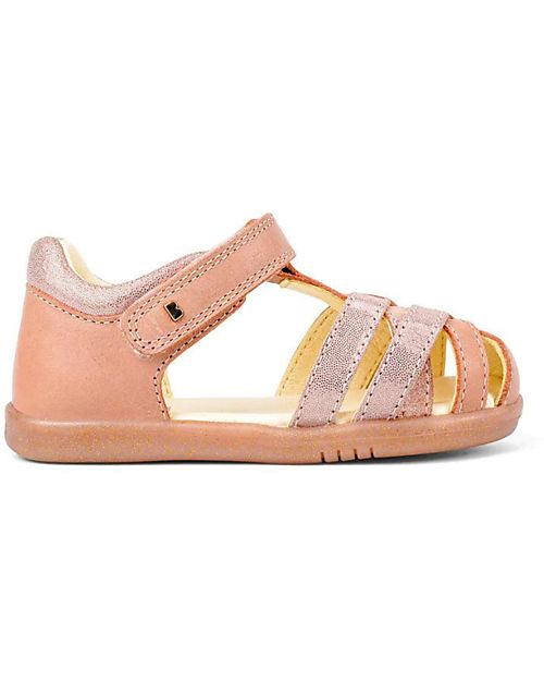Bobux Step Up Cross Jump Sandals - Rose - First Steps Sandals