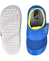 Bobux Step Up Dimension III Shoe - Snorkel Blue and Sunny Lime - First Steps Shoes