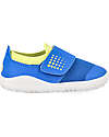 Bobux Step Up Dimension III Shoe - Snorkel Blue and Sunny Lime - First Steps Shoes