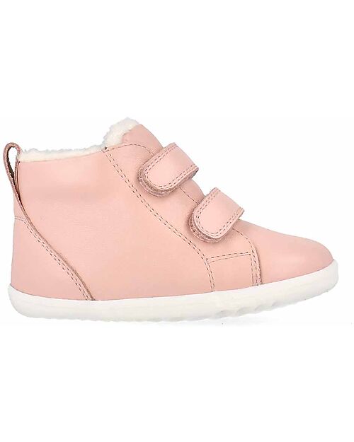 Bobux Step Up Grass Court High Arctic Boot - Seashell - First Walkers Shoes