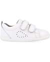 Bobux Step Up Grass Court Shoes - Optical White - First Steps Shoes