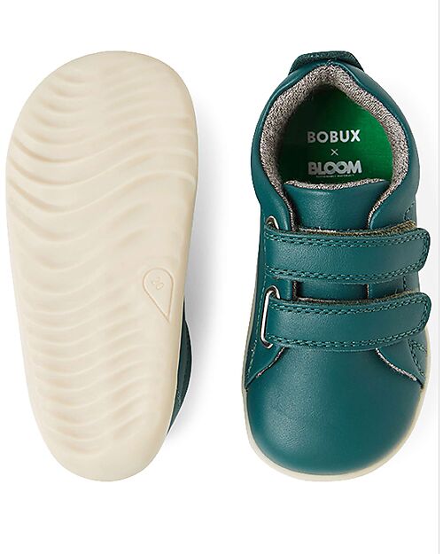 Bobux Step-Up Grass Court Shoes - Rainforest - Premium Leather - Perfect for First Steps! Shoes