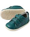 Bobux Step-Up Grass Court Shoes - Rainforest - Premium Leather - Perfect for First Steps! Shoes
