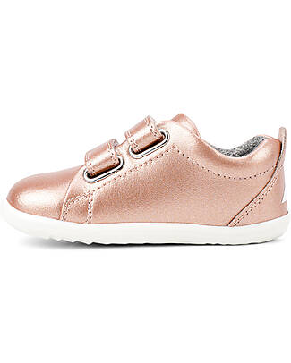 Bobux Step Up Grass Court Shoes - Rose Gold - First Steps Sneakers