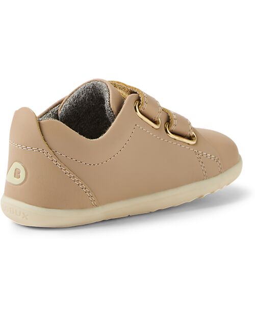 Bobux Step-Up Grass Court Shoes - Warm Taupe - Premium Leather - Perfect for First Steps! Shoes