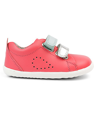 Bobux Step-Up Grass Court Switch - Guava - Interchangeable Straps! Shoes