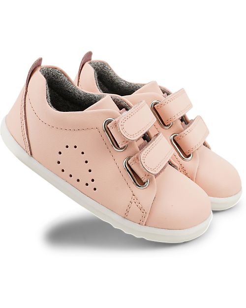 Bobux Step-Up Grass Court Switch Shoe - Seashell - Interchangeable Straps! Sneakers