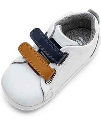 Bobux Step-Up Grass Court Switch Shoe - White - Interchangeable Straps! Shoes
