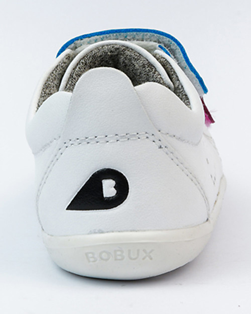 Bobux Step-Up Grass Court Switch Shoe - White - Interchangeable Straps! Sneakers