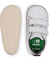 Bobux Step Up Grass Court - White and Forest - First Steps Sneakers