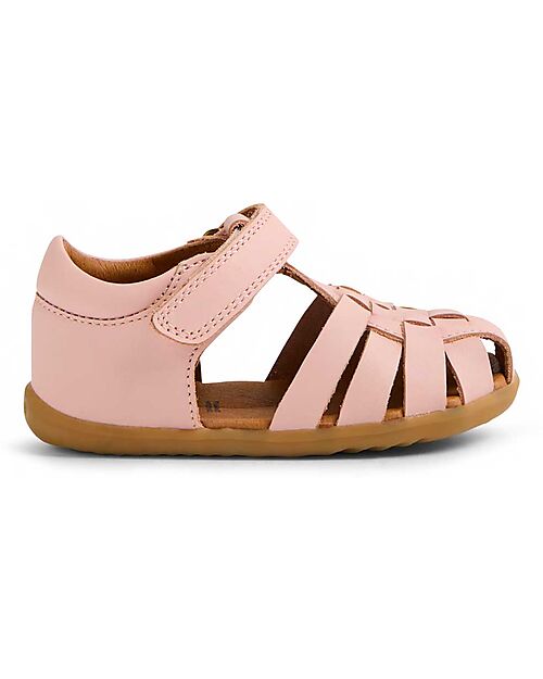 Bobux Step Up Harbor Sandals - Ballet Pink - Premium Leather - First Steps Sandals