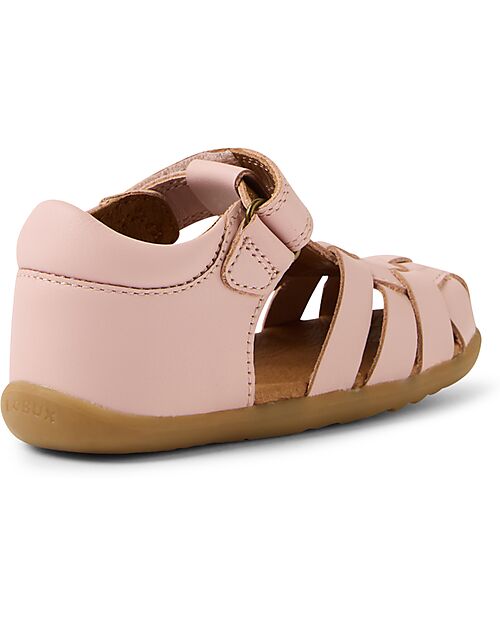 Bobux Step Up Harbor Sandals - Ballet Pink - Premium Leather - First Steps Sandals