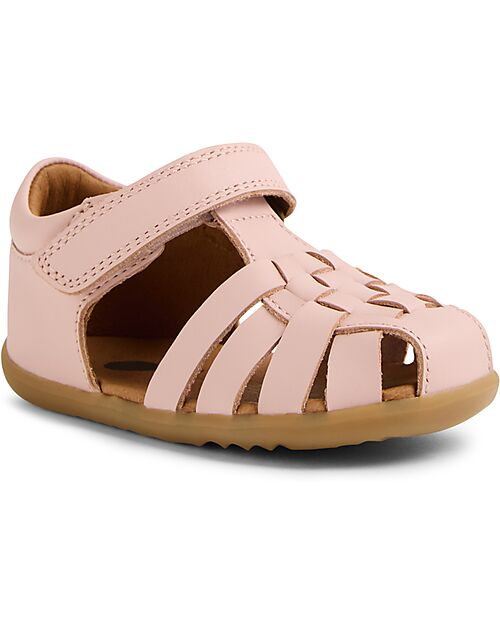 Bobux Step Up Harbor Sandals - Ballet Pink - Premium Leather - First Steps Sandals