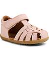 Bobux Step Up Harbor Sandals - Ballet Pink - Premium Leather - First Steps Sandals