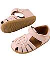 Bobux Step Up Harbor Sandals - Ballet Pink - Premium Leather - First Steps Sandals
