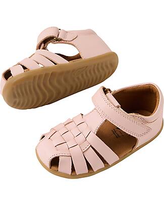 Bobux Step Up Harbor Sandals - Ballet Pink - Premium Leather - First Steps Sandals