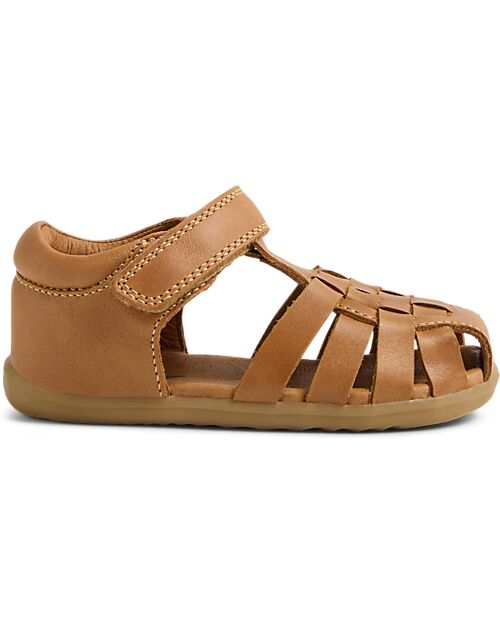 Bobux Step Up Harbor Sandals - Caramel - Premium Leather - First Steps Sandals