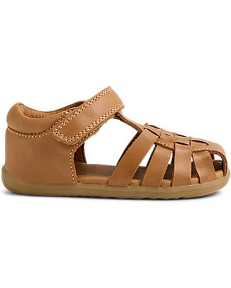 Bobux Step Up Harbor Sandals - Caramel - Premium Leather - First Steps Shoes