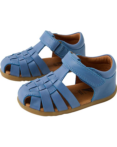 Bobux Step Up Harbor Sandals - Coronet Blue - Premium Leather - First Steps Sandals