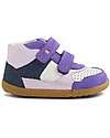 Bobux Step Up Harley Shoes - Opulent Purple and White - Premium Leather - First Steps Shoes