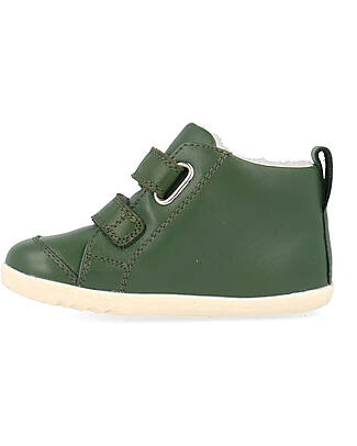 Bobux Step Up Hi Court Artic - Forest - Super Flexible Outsole Shoes