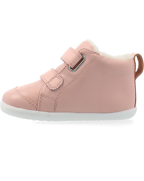 Bobux Step Up Hi Court Artic - Seashell - Super Flexible Outsole Shoes