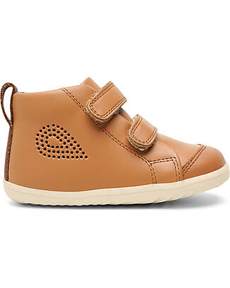 Bobux Step Up Hi Court - Caramel - Super Flexible Outsole Shoes