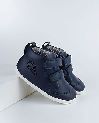 Bobux Step Up Hi Court Shoe - Navy - Super Flexible Outsole! Shoes