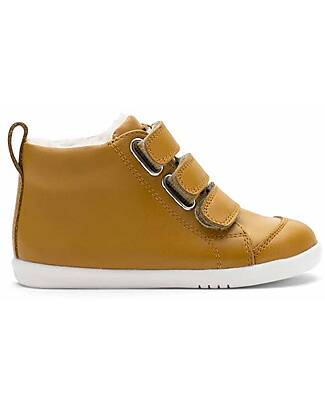 Bobux Step Up Hi Court Switch - Artic Butterscotch - Super Flexible Outsole Shoes
