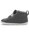Bobux Step Up Hi Court Switch - Smoke - Super Flexible Outsole Shoes