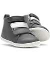 Bobux Step Up Hi Court Switch - Smoke - Super Flexible Outsole Shoes