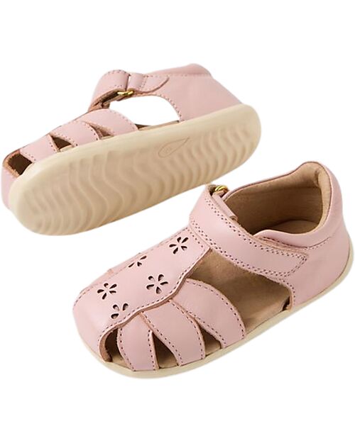 Bobux Step Up Holly Sandals - Ballet Pink - Premium Leather - First Steps Sandals