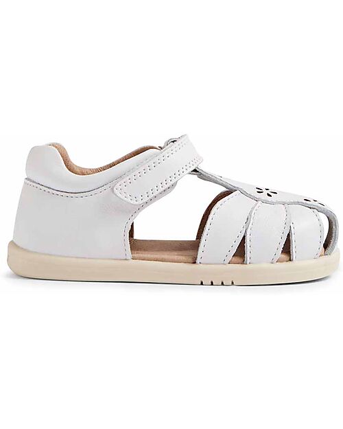 Bobux Step Up Holly Sandals - White - Premium Leather - First Steps Sandals