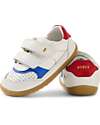 Bobux Step Up Hunter Shoe - White Salsa - Nubuck Leather - First Steps Shoes