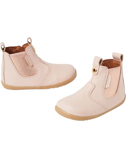 Bobux Step Up Jodhpur Boot - Cameo Rose - Premium Leather - First Steps Shoes