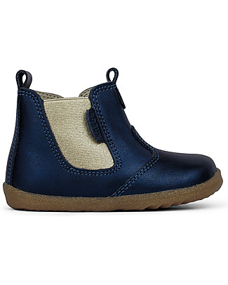 Bobux Step-Up Jodphur Boot - Navy/Shimmer - Comfort and Style for First Steps! Shoes