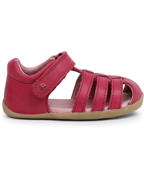 Bobux Step-Up Jump Sandal, Dark Pink - Ultra flexible, perfect for first steps! Sandals