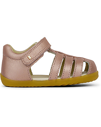 Bobux Step-Up Jump Sandal - Rose Gold - Flexible for Any Outfit! Shoes