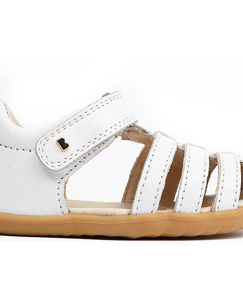 Bobux Step-Up Jump Sandal, White - Ultra flexible, perfect for first steps! Sandals