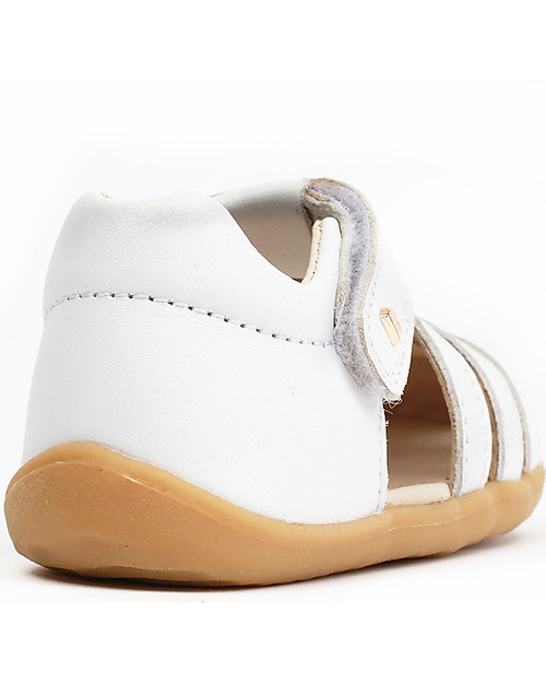 Bobux Step-Up Jump Sandal, White - Ultra flexible, perfect for first steps! Sandals
