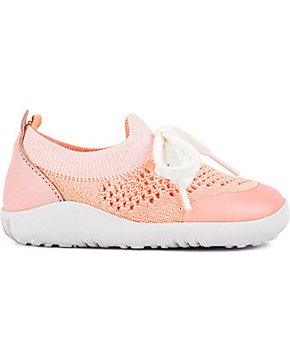 Bobux Step-Up Play Knit Shoe - Dusk/Vanilla - Stretchy Knitted Midsection! Shoes