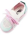 Bobux Step-Up Play Knit Shoe - Mist/White - Stretchy Knitted Midsection! Shoes