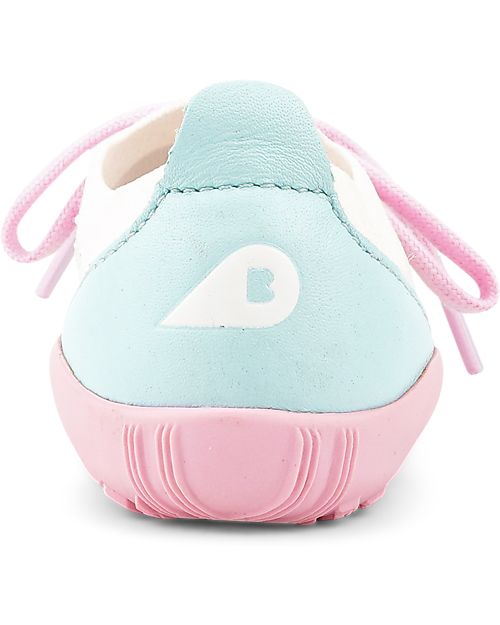 Bobux Step-Up Play Knit Shoe - Mist/White - Stretchy Knitted Midsection! Shoes