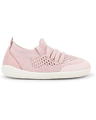 Bobux Step-Up Play Knit Shoe - Seashell - Stretchy Knitted Midsection! Shoes