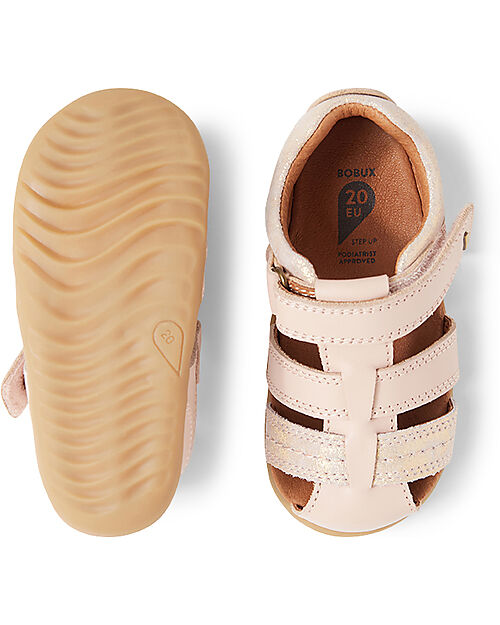 Bobux Step-Up Roam Sandal - Cameo Rose - Flexible for First Steps! Sandals