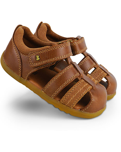 Bobux Step-Up Roam Sandal - Caramel - Flexible for First Steps! Sandals