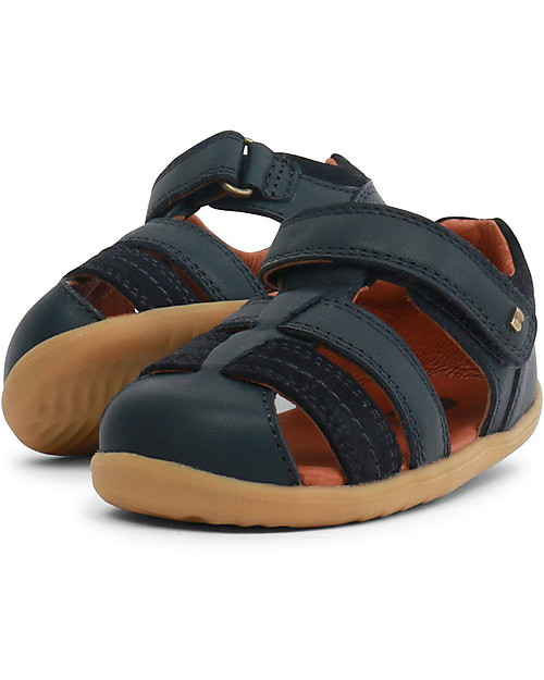 Bobux Step-Up Roam Sandal, Navye Blue - Ultra flexible, perfect for first steps! Sandals