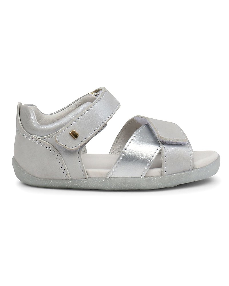 bobux silver sandals