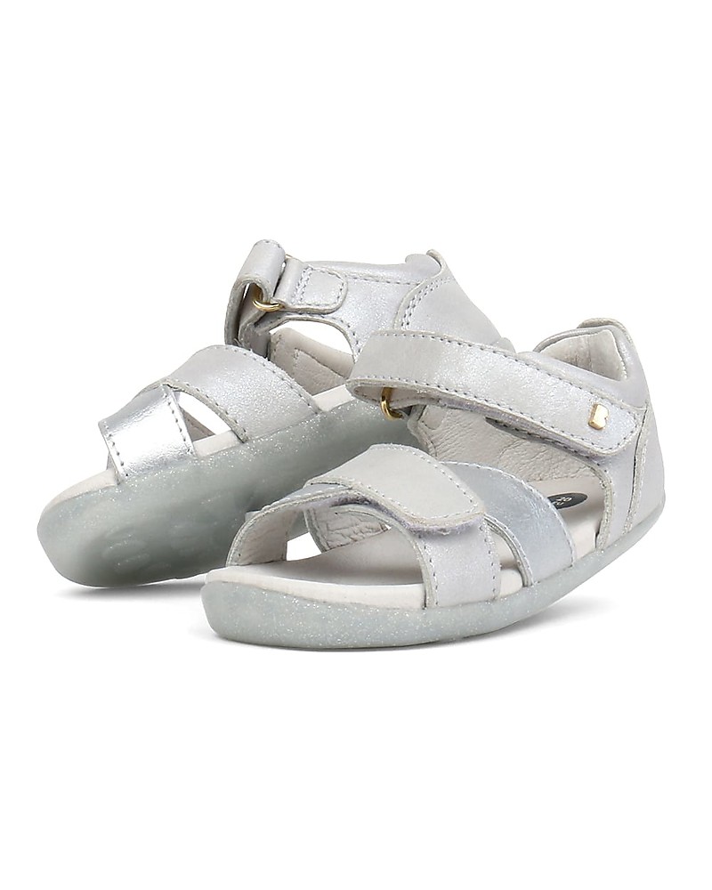 bobux silver sandals